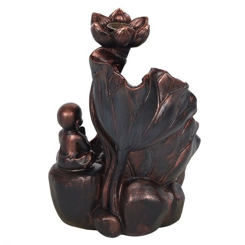 Bronze Buddha Backflow Incense Burner